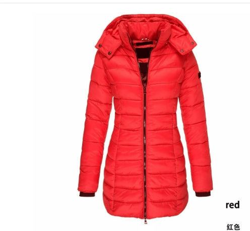 Helena - Warme Damen Pufferjacke mit Kapuze
