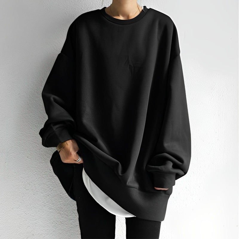 Selina - Damen Oversize Pullover mit Langarm