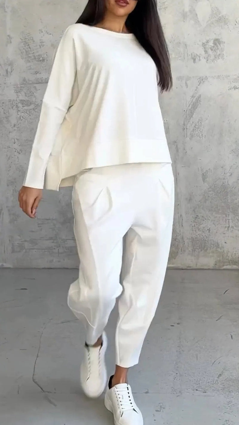 Alessia - Langarm Zweiteiliges Damen Set