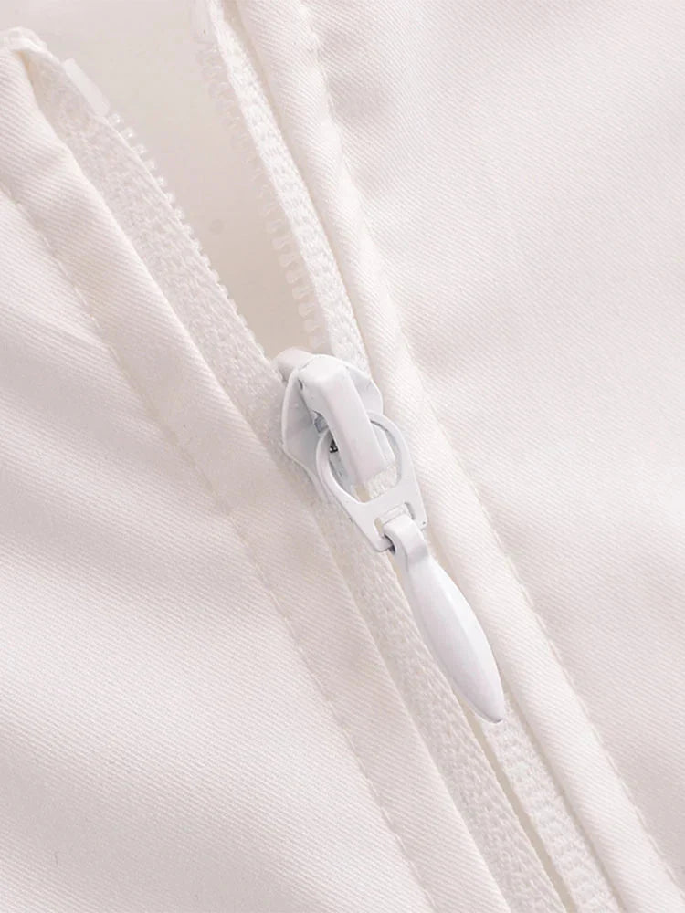 Fudus | Bow Tops Mode Designer Korsatt Quadratischer Kragen Trägershirts