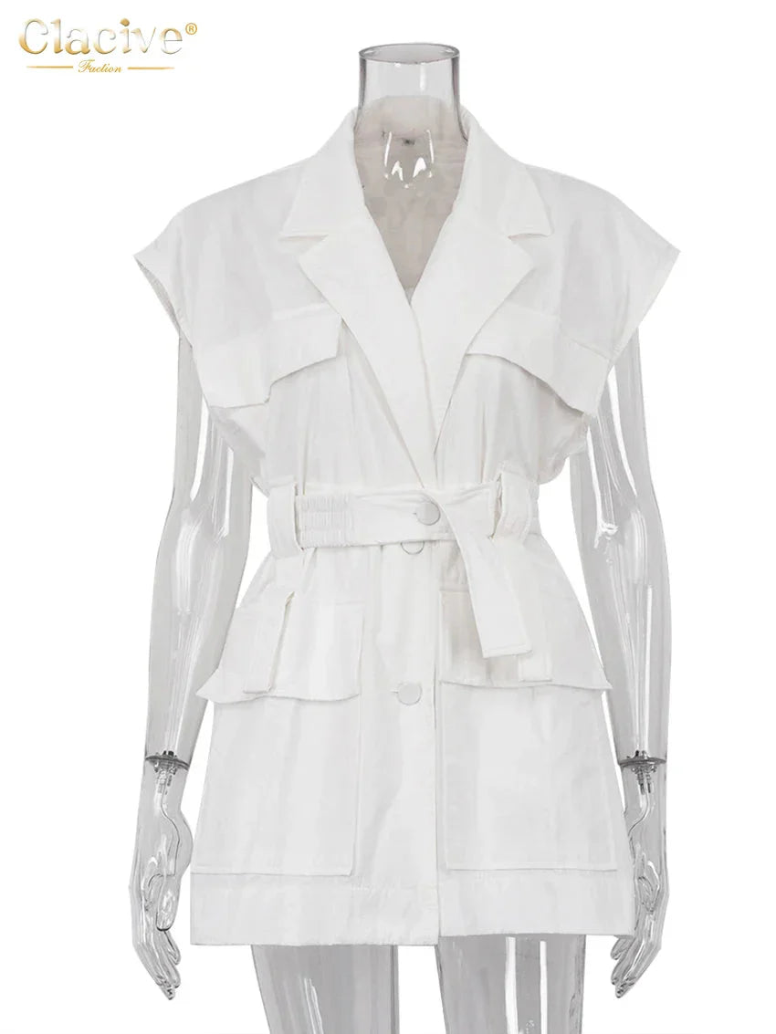 Fudus | Baumwolle Elegante Revers Bluse Tops Mode Designer T-shirts