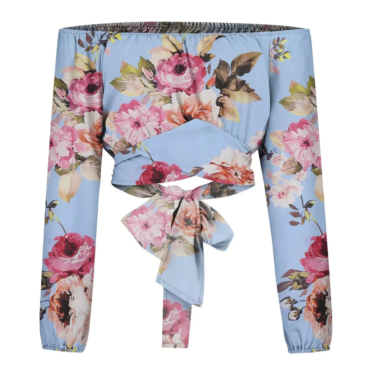 Fudus | Crop Modedesigner Laterne Langarm Tops