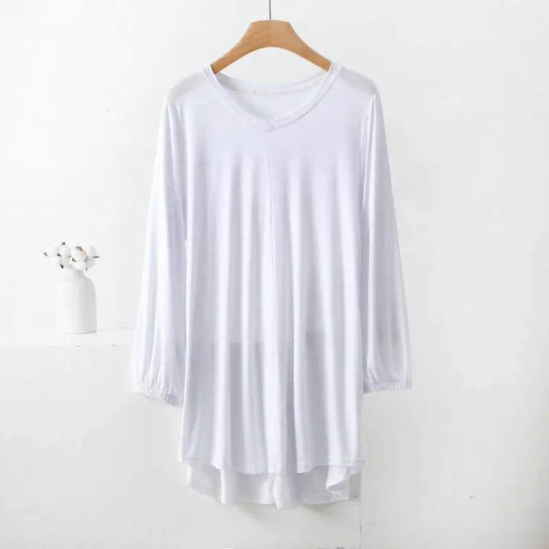 Fudus | Modedesigner 1-8xl Hoch Bis Niedrig 3/4 Langarm Tops