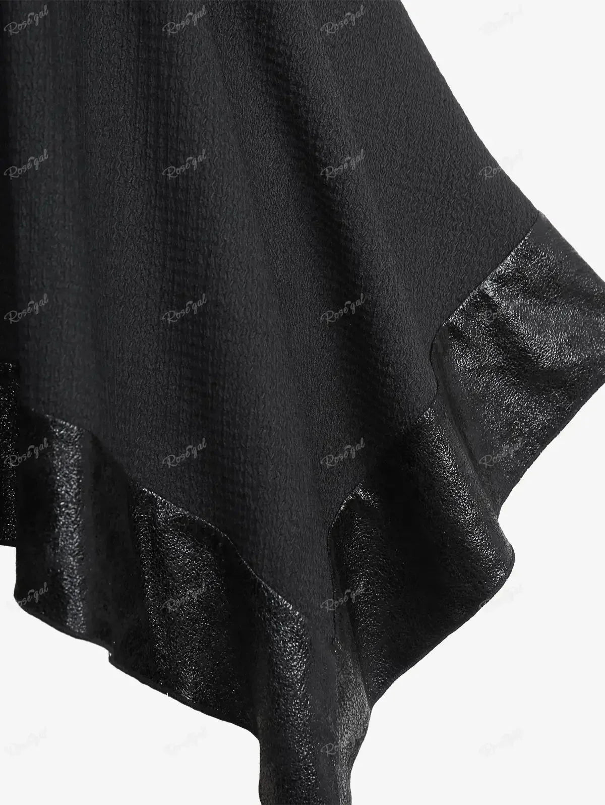 Fudus | Pu-leder-patchwork-tops Mode-designer 4xl Trägershirts