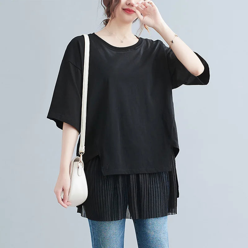 Fudus | Rüsche 7-9xl Überwurfoberteile Modedesigner T-shirts
