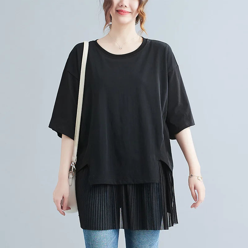 Fudus | Rüsche 7-9xl Überwurfoberteile Modedesigner T-shirts