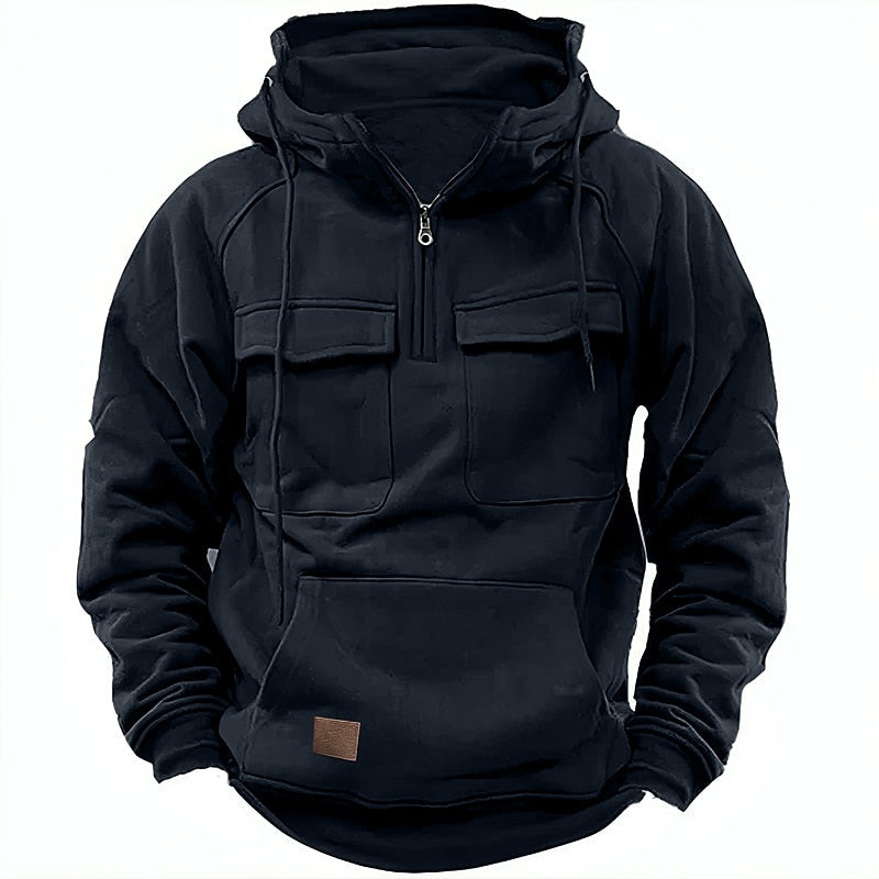Michel™ - Weicher Wollwinterpullover mit Reißverschluss