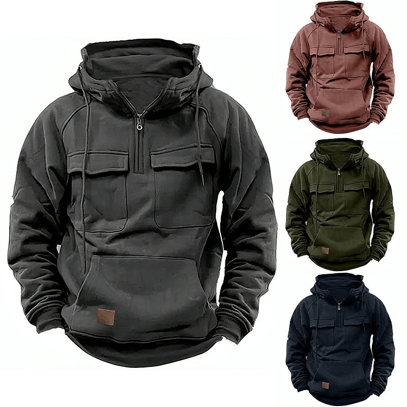 Michel™ - Weicher Wollwinterpullover mit Reißverschluss