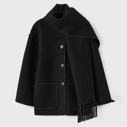 Yolanda | Elegante Damenjacke mit Schal