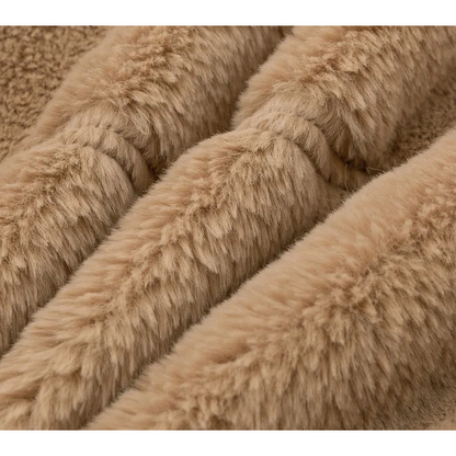 Carola | Stylische Teddy Fleece Jacke für Damen - Warme Kurzjacke mit hohem Kragen