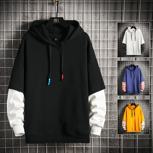 Fudus | Modischer Kapuzenpullover mit Farbblock-Design