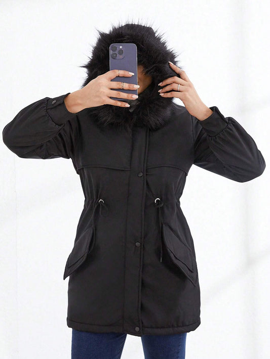 Reiyana | Warme Winterjacke mit weichem Kragen für Damen