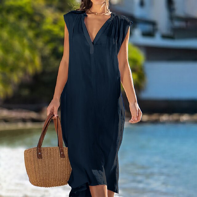 Emma | Kleid mit V-Ausschnitt - Variation