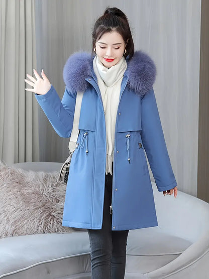 Keylis | Warm & Style – Parka-Jacke mit Kordelzug