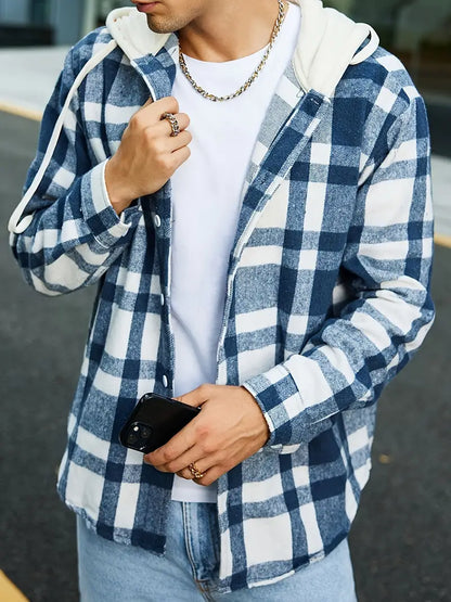 Keylin | Lässiger Langarm-Hoodie mit Knopfleiste und normaler Passform