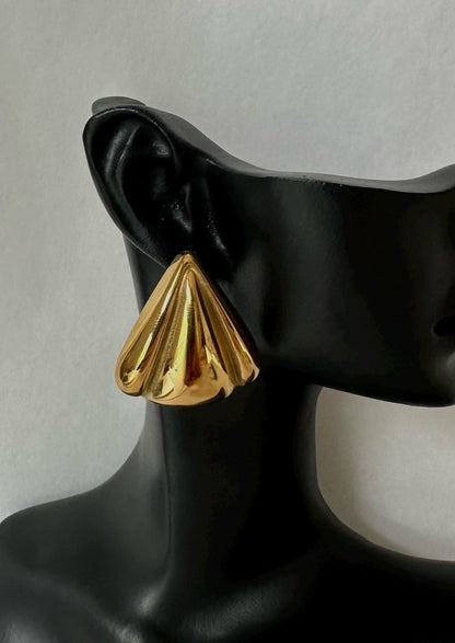 Bonafita Triangular Dome Ohrringe