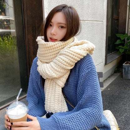 Carolina | Warmer Strickschal für Damen im Winter