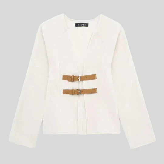 Eythalia | Frau Vintage Schnalle Jacke