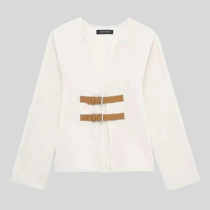 Eythalia | Frau Vintage Schnalle Jacke