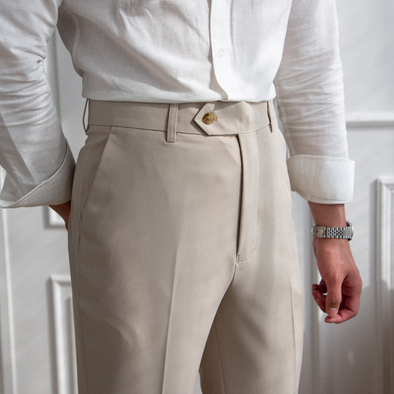 Allesio - Elegante Bügelleichte Hosen mit geradem Schnitt