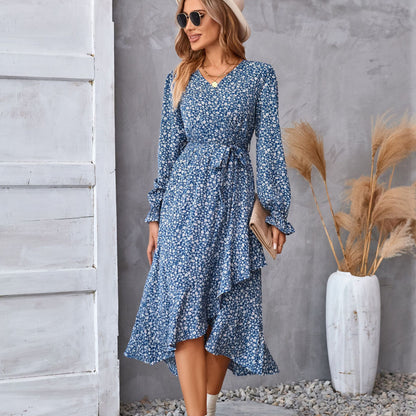 Shirley – Rüschenkleid mit Blumenmuster für Damen