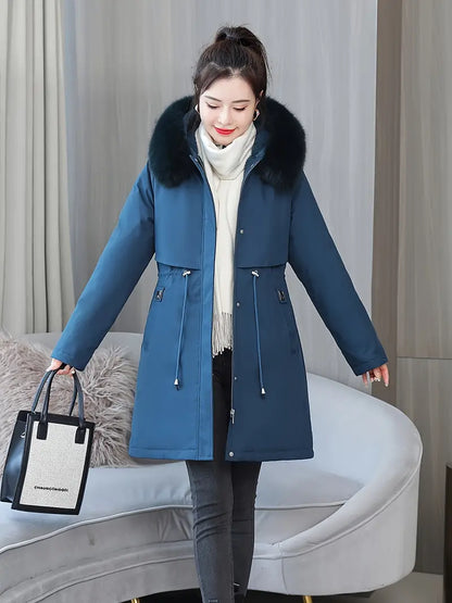 Keylis | Warm & Style – Parka-Jacke mit Kordelzug