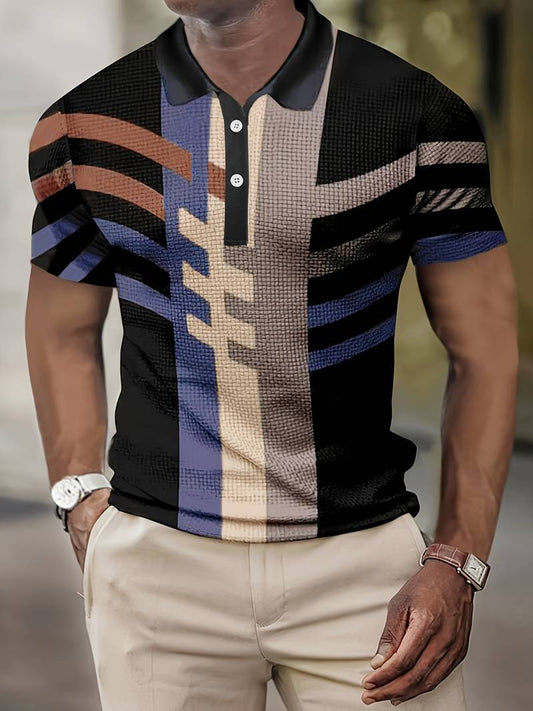 Lässiger Herren Polo im Vintage Stil