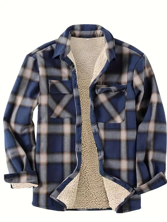Keyella | Karierte Varsity-Fleecejacke – unverzichtbare Wärme für den Herbst