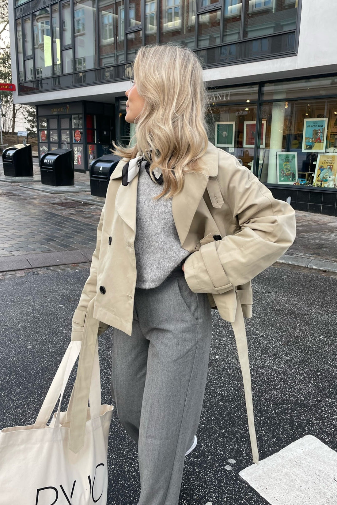 Poivira | Damen Trenchcoat in Beige