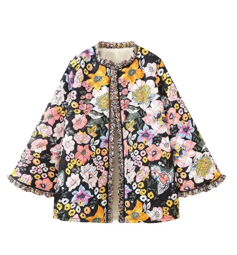 Marcie - Blume Winterjacke für Frauen
