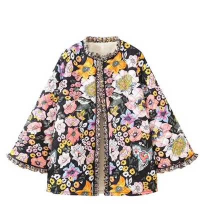 Marcie - Blume Winterjacke für Frauen