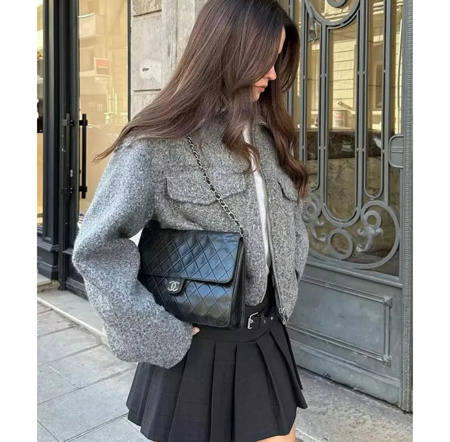 Agathe Bomberjacke | Warmer Damenmantel mit Taschen und stylischer, bequemer Passform