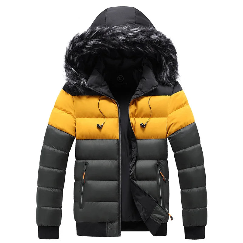 Bonafita Thermo-Winterjacke mit Fellkapuze