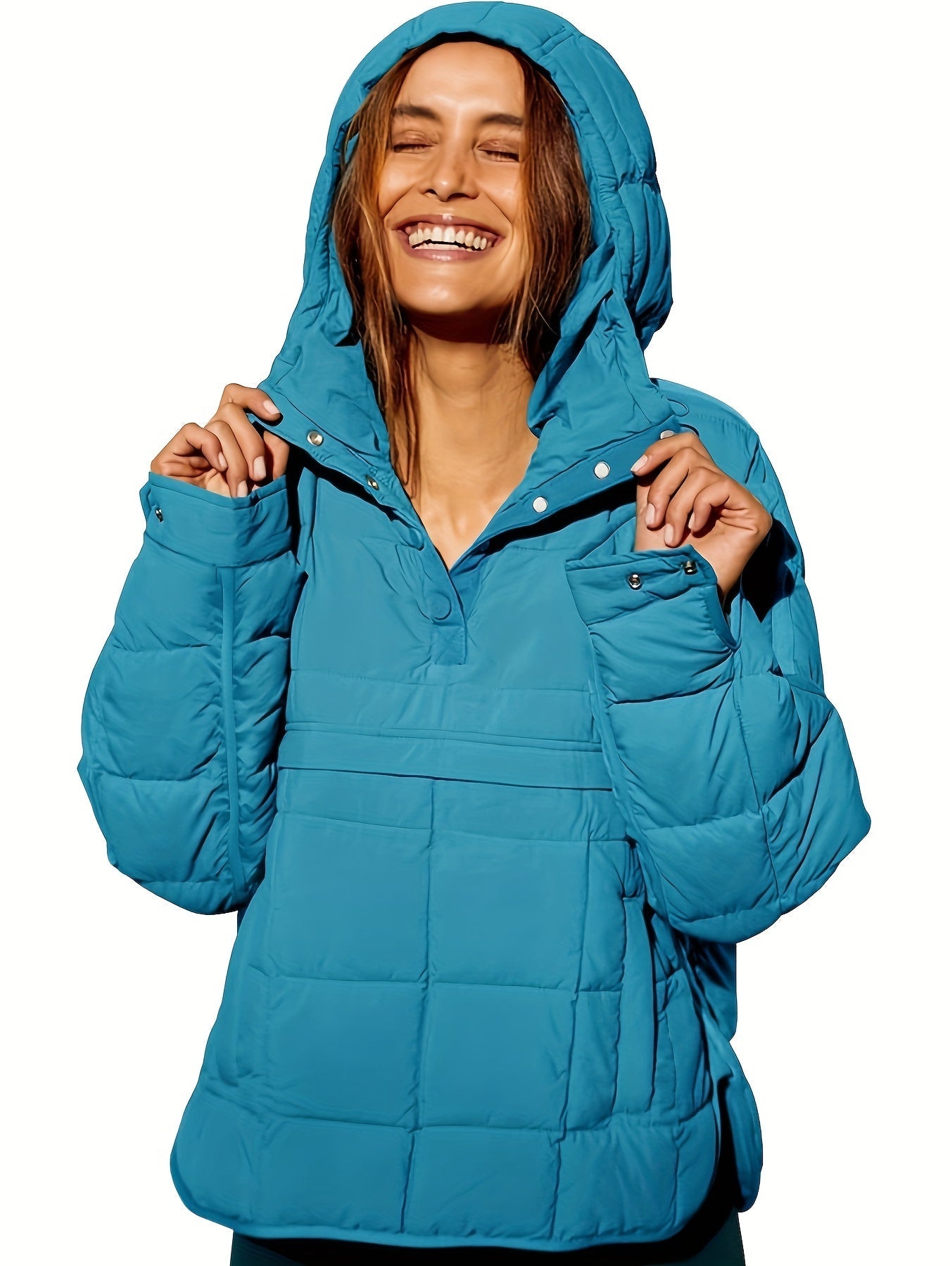 Leyvalis | Solider Kapuzenmantel – Lässige warme Jacke für Damen