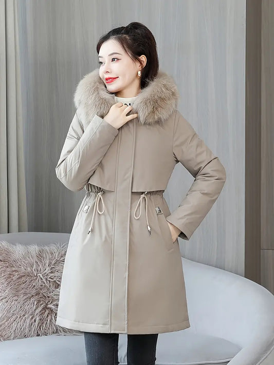 Keylis | Warm & Style – Parka-Jacke mit Kordelzug