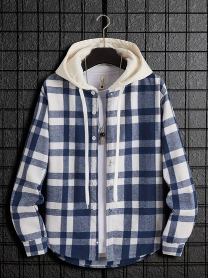 Keylin | Lässiger Langarm-Hoodie mit Knopfleiste und normaler Passform