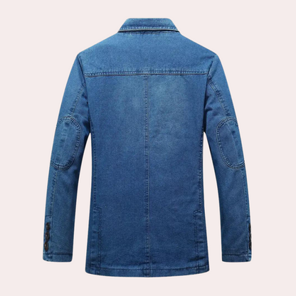 LOGAN - Stilvoller klassischer Denim-Blazer für den modernen Mann