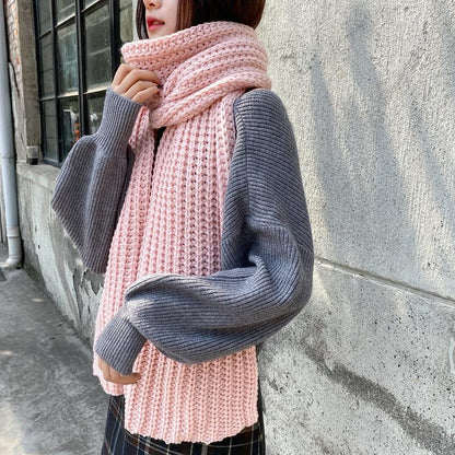 Carolina | Warmer Strickschal für Damen im Winter