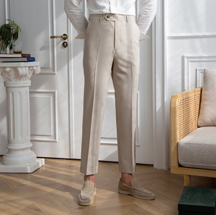 Allesio - Elegante Bügelleichte Hosen mit geradem Schnitt