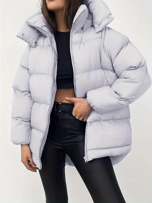 Keytara | Kuscheliger Wintermantel aus luxuriösem Fleece mit Reißverschluss