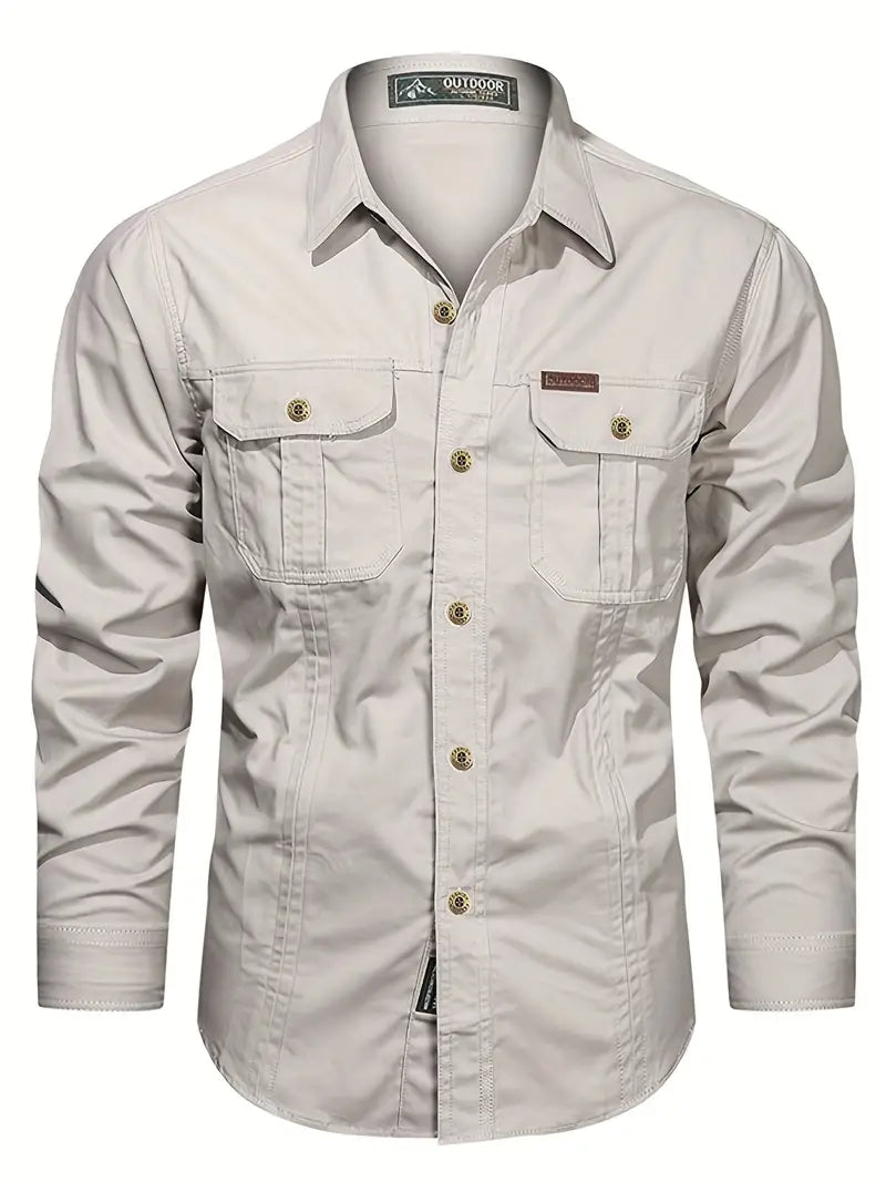 Umberto - Langarmshirt aus Baumwolle für Herren
