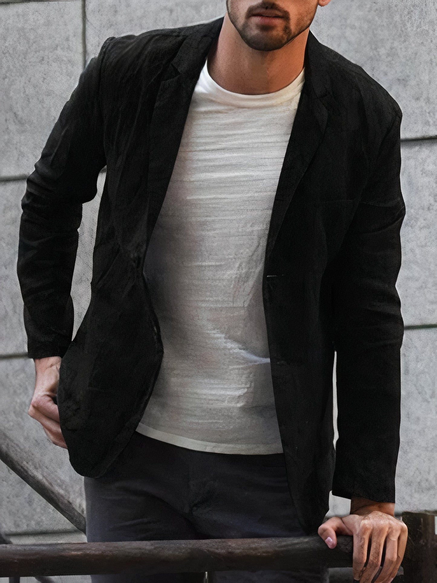 Moderne Leinenjacke für Herren - Alonso
