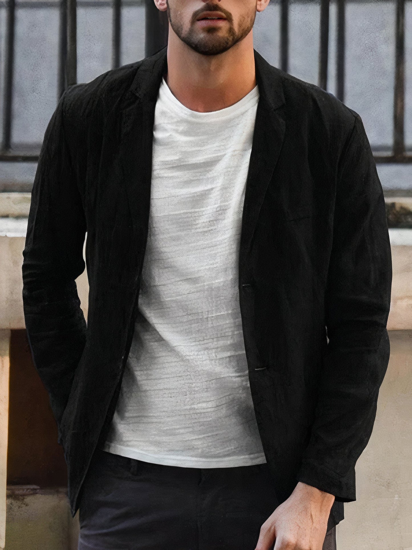 Moderne Leinenjacke für Herren - Alonso