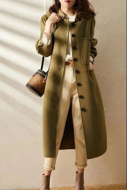 Eleganter langer Wintermantel - Annabella