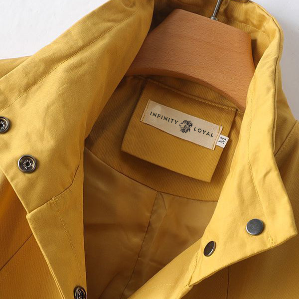 Reianne | Modischer Windbreaker in leuchtendem Gelb – Perfekter Schutz vor Wind und Wetter