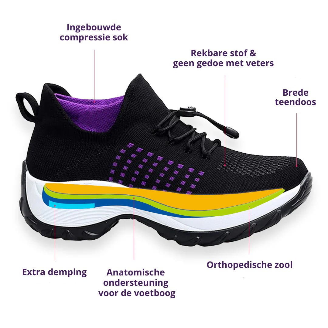 Alex | Orthopädische Unisex-Sneaker zur Schmerzlinderung für ultimativen Komfort