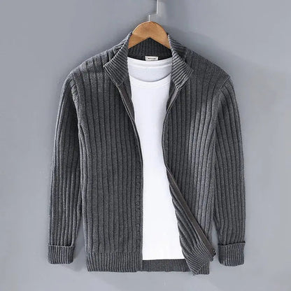 Leopold - Stilvoller Herrenpullover mit Reißverschluss