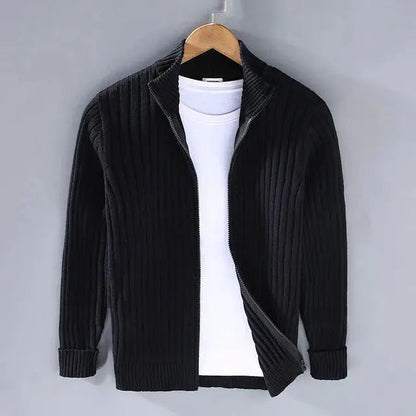 Leopold - Stilvoller Herrenpullover mit Reißverschluss