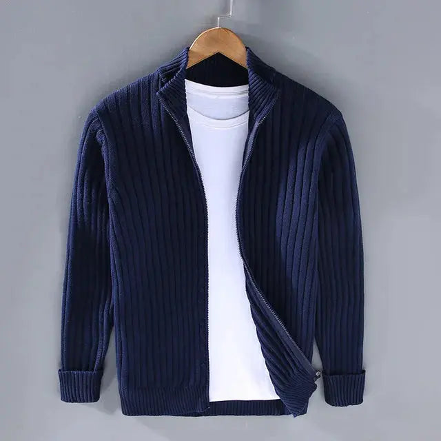 Leopold - Stilvoller Herrenpullover mit Reißverschluss
