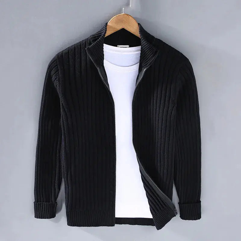 Leopold - Stilvoller Herrenpullover mit Reißverschluss